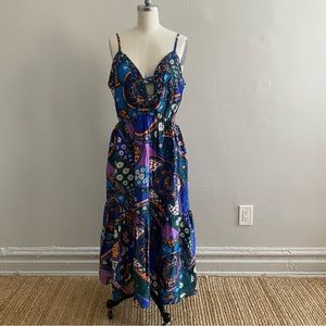Sea NY Patty Print Sleeveless Dress